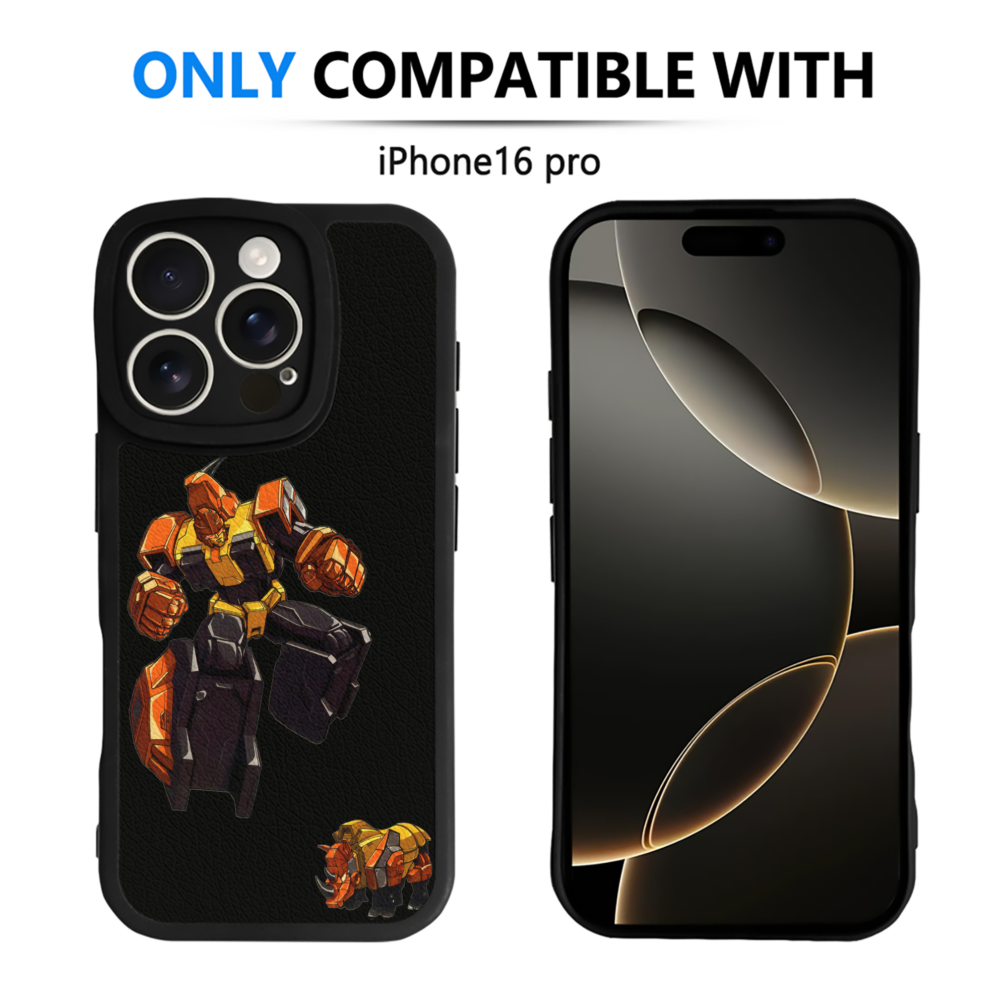 （画像用）  【iPhone 16シリーズ対応】シリコンスマホケース（レザー調） 材質：シリコン